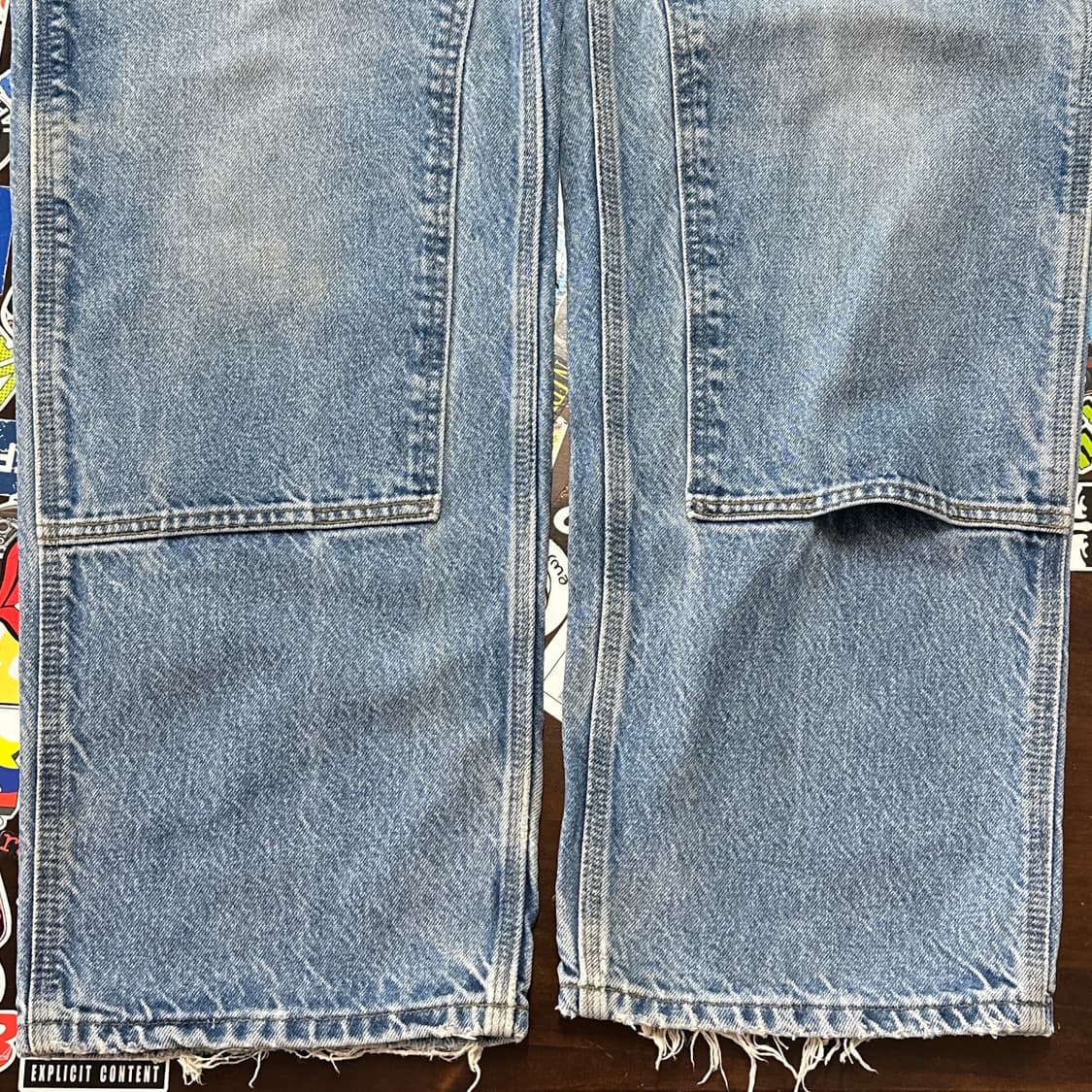 칼하트 더블니 데님 카펜터 팬츠 36 상품이미지4