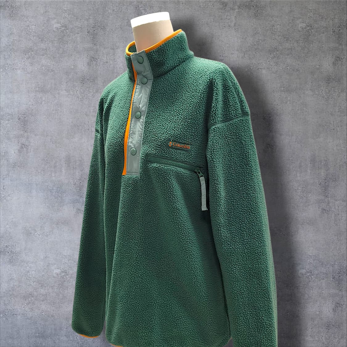 [S] 컬럼비아 헬베시아 하프스냅 플리스 풀오버 아노락 상품이미지3