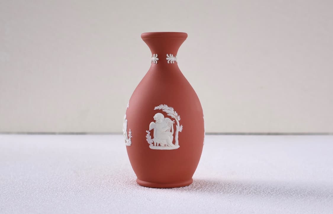 [영국앤틱] 웨지우드 제스퍼웨어 오목 베이스 화병_ 테라코타 상품이미지7