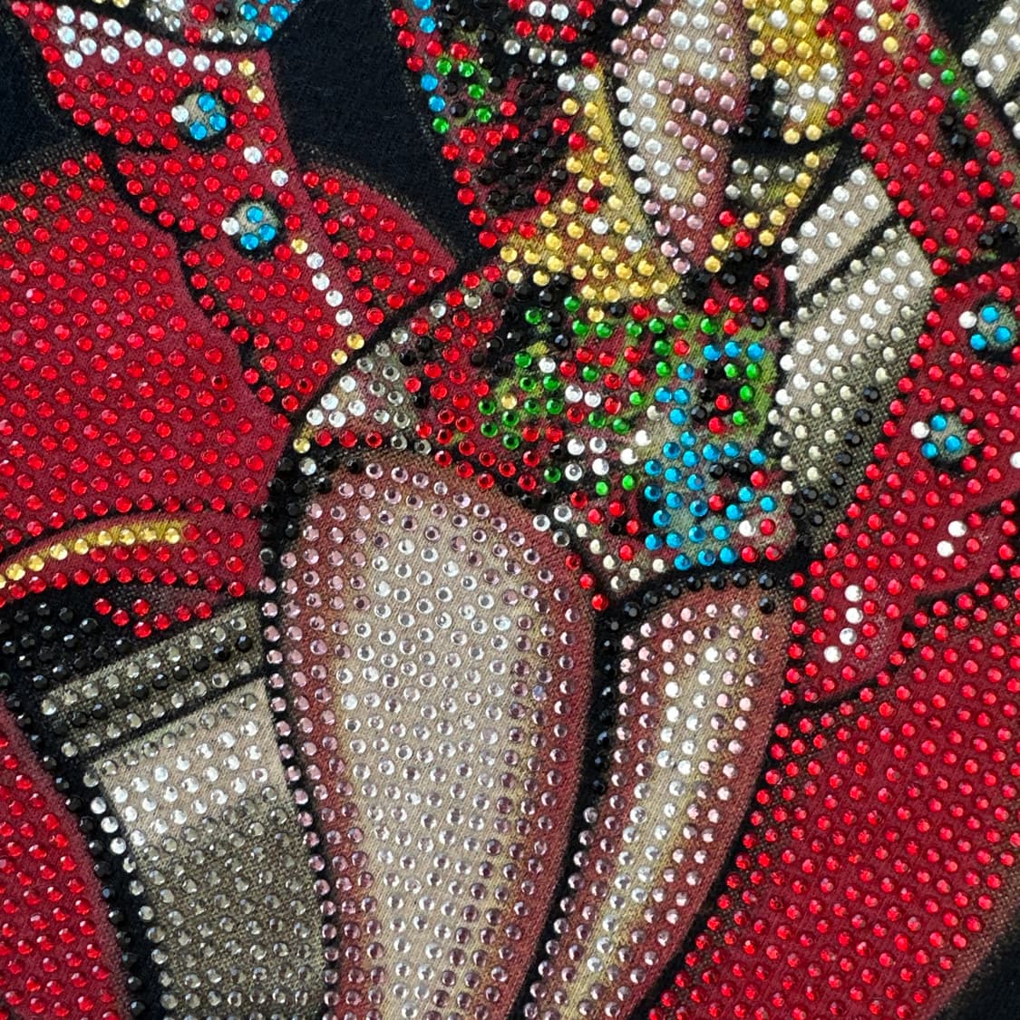 [L] Ed Hardy 에드 하디 올 큐빅 데빌 핀업걸 빈티지 반팔 상품이미지4