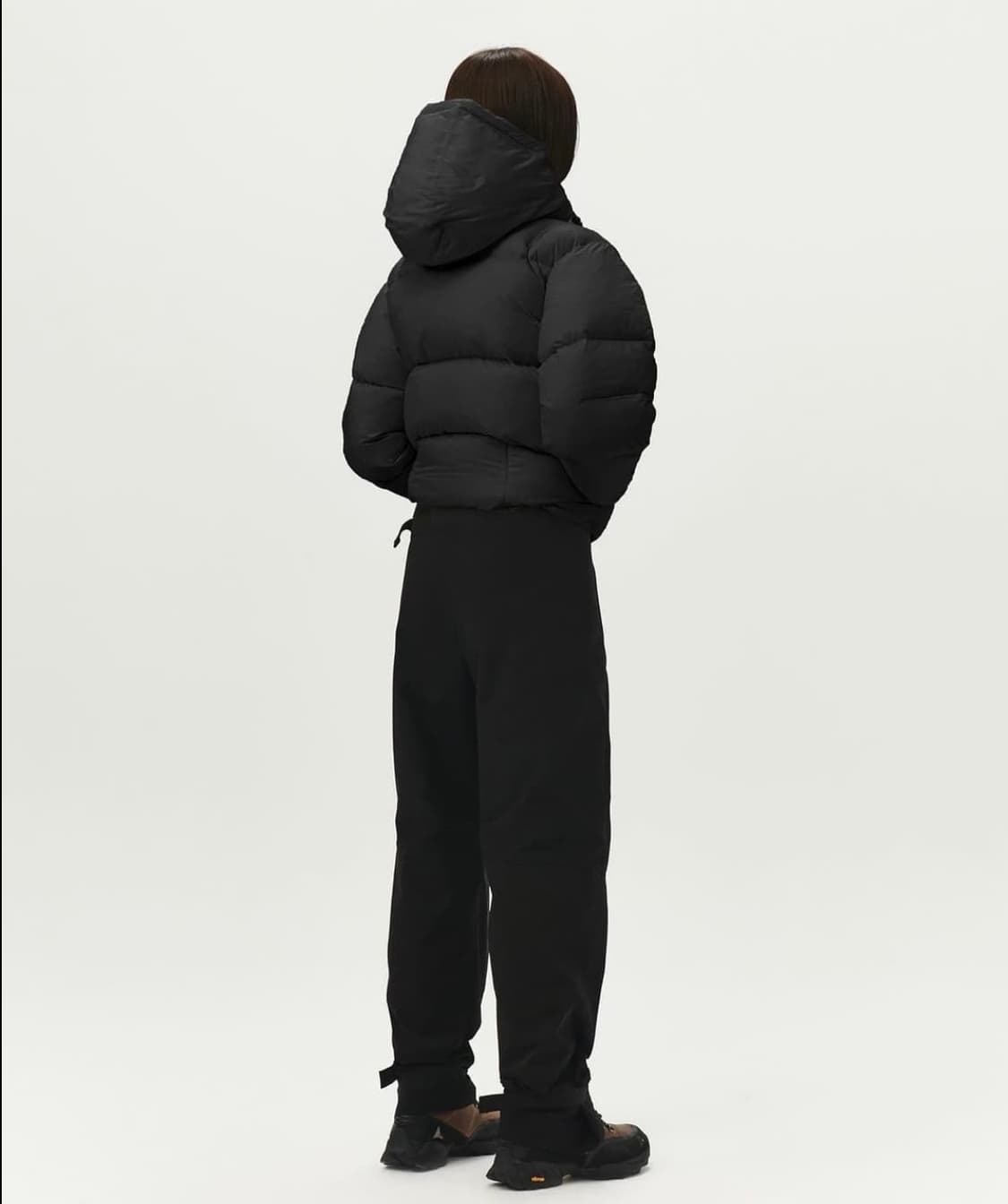 누마레 숏패딩 블랙 EE DOWN SHORT BLACK 상품이미지2