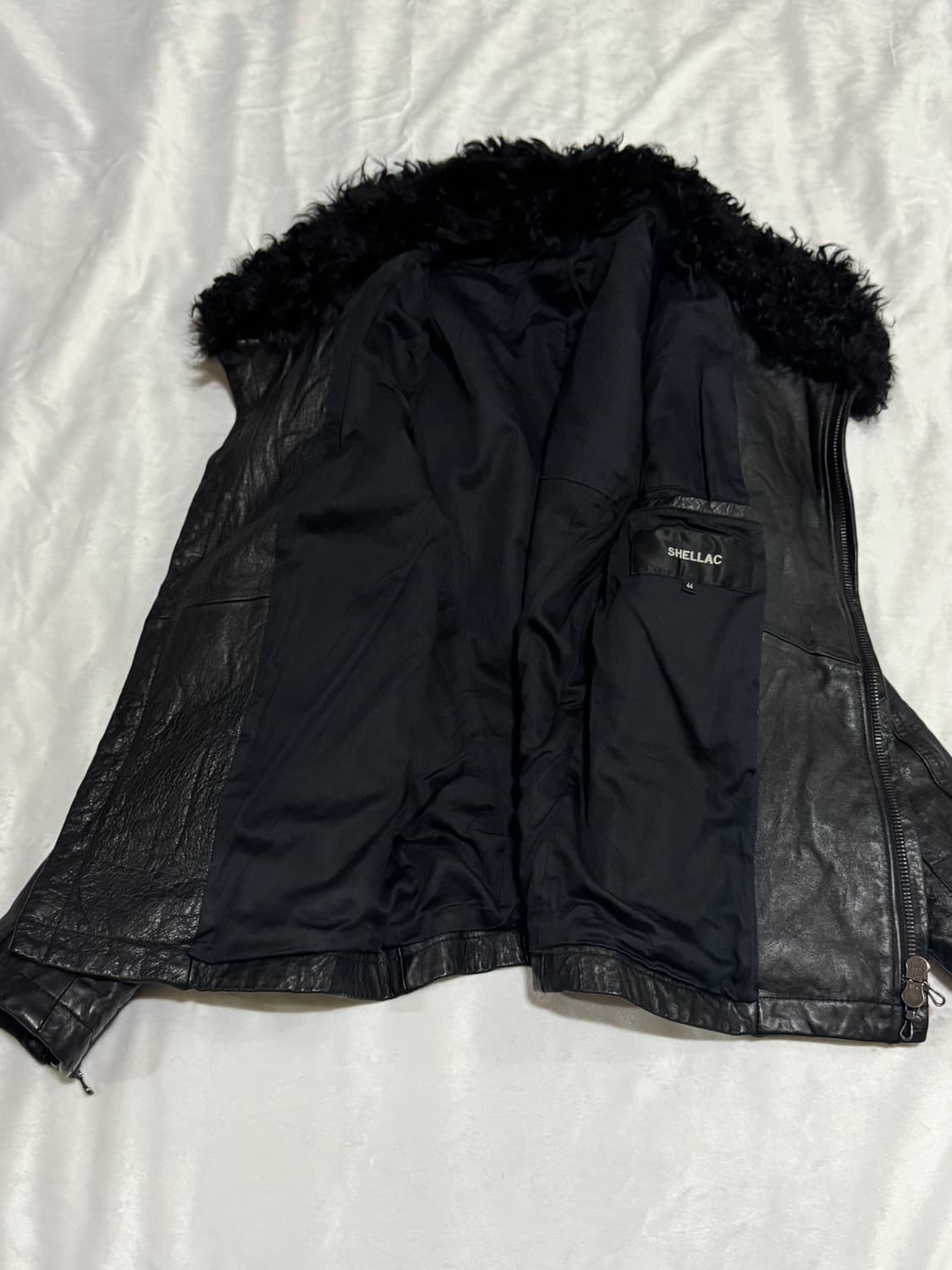 00's Shellac Sheep fur rider jacket 상품이미지6