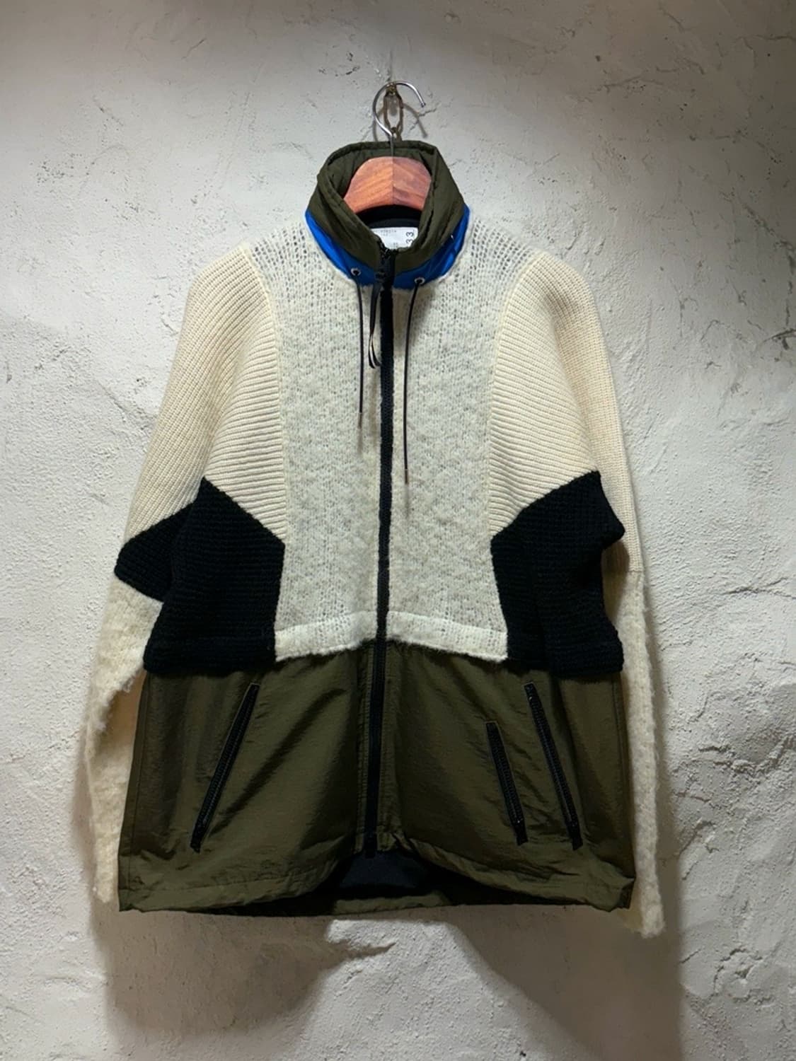 SACAI 사카이 하이브리드 니트 집업 자켓 상품이미지2