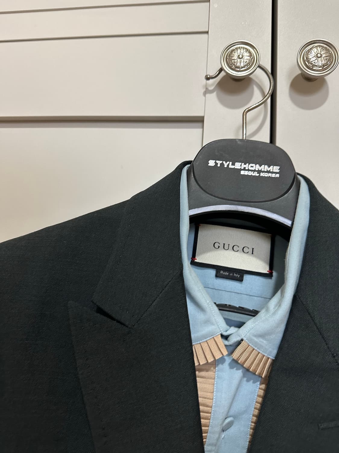 구찌 모헤어 수트 + 실크 셔츠 일괄판매 상품이미지6