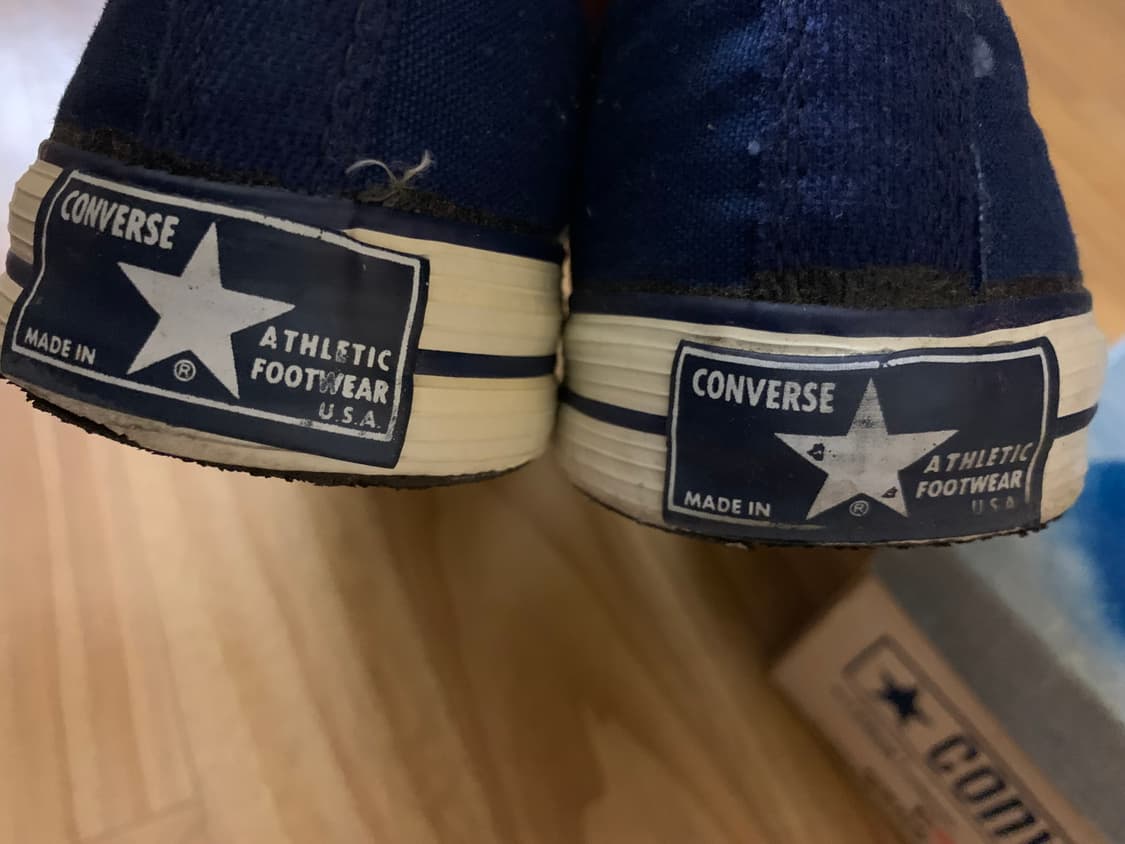 made in usa converse 빈티지 컨버스 네이비 코치 슈즈 상품이미지4