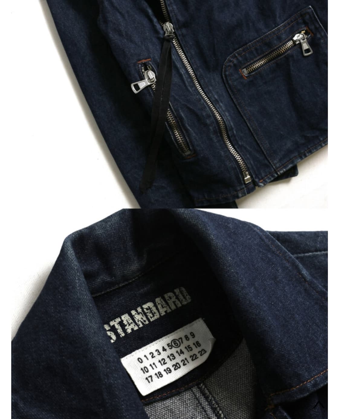 MM6 메종 마르지엘라 Denim Rider Jacket 상품이미지4