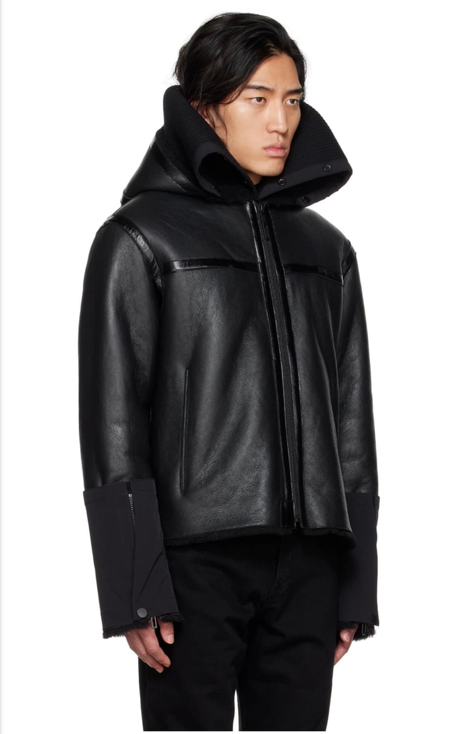 032c 레더자켓 (무스탕) L사이즈 105 상품이미지2