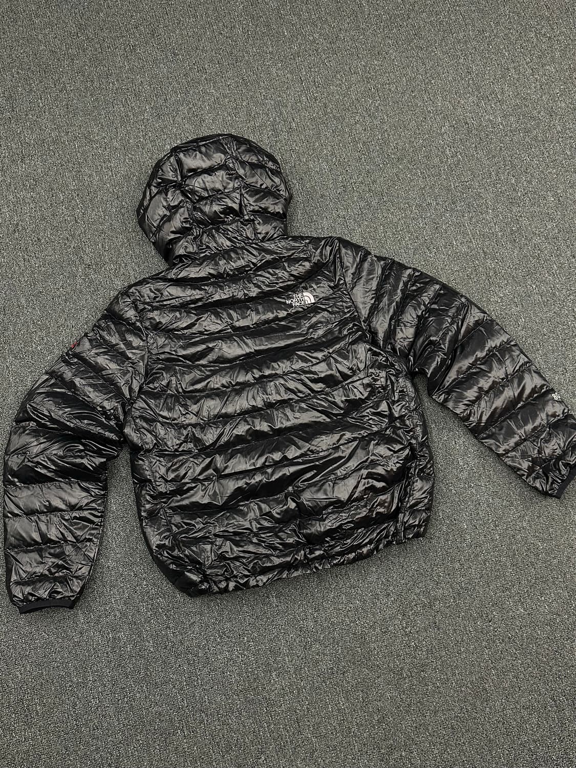 XL)노스페이스 써밋 구스다운 유광 후드경량패딩 상품이미지3