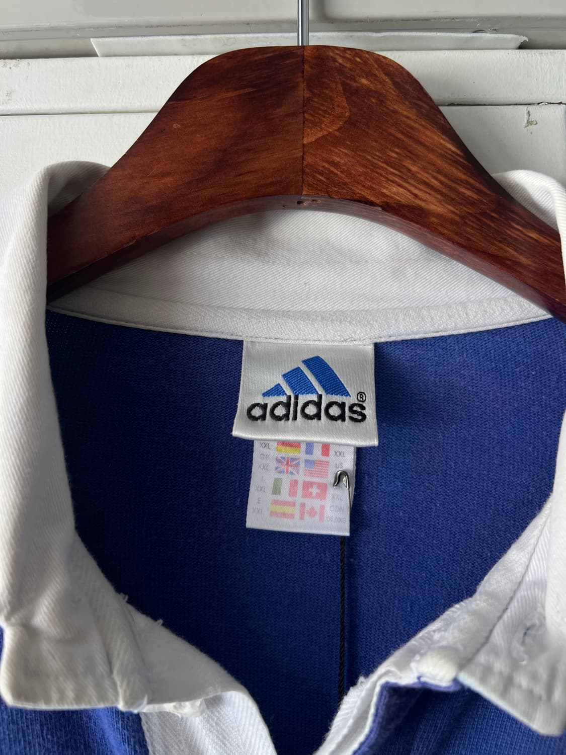 [2XL]90's 아디다스 USA 오버핏 럭비 티셔츠 상품이미지2