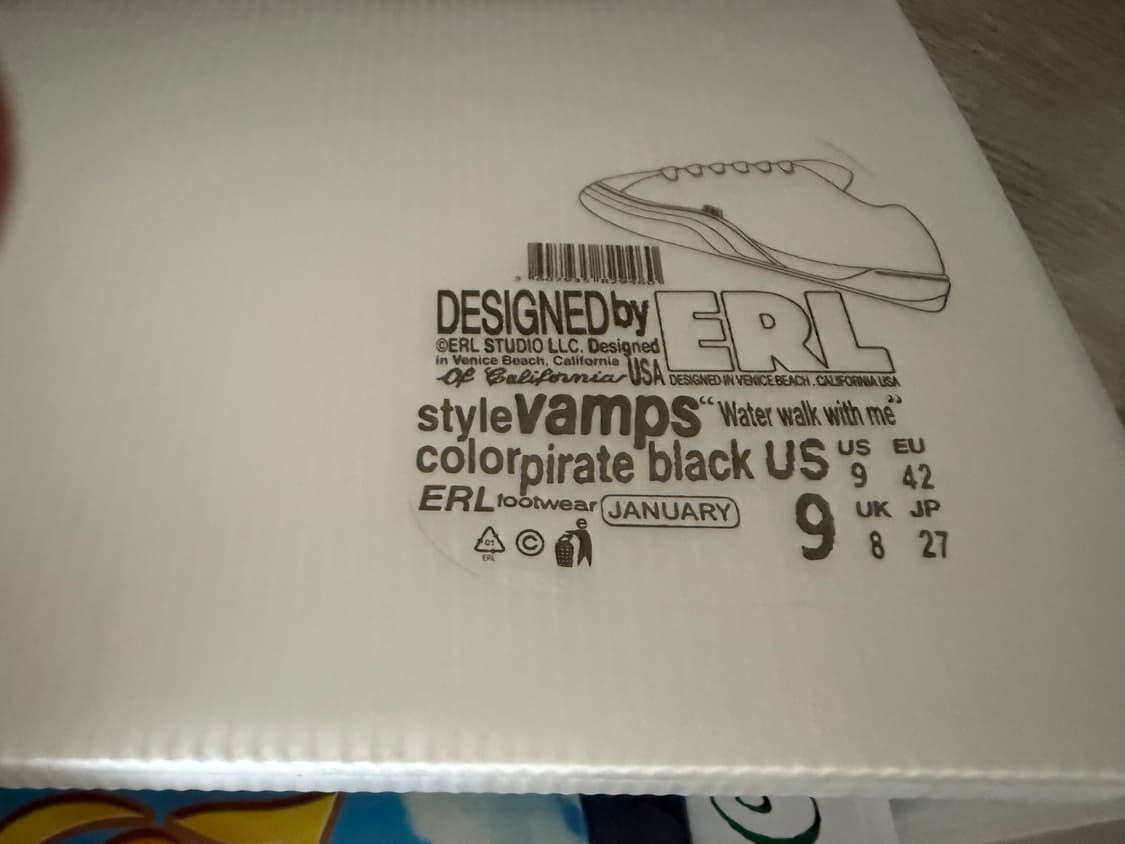 [US9] ERL VAMP 뱀프 스니커즈 Black 상품이미지8