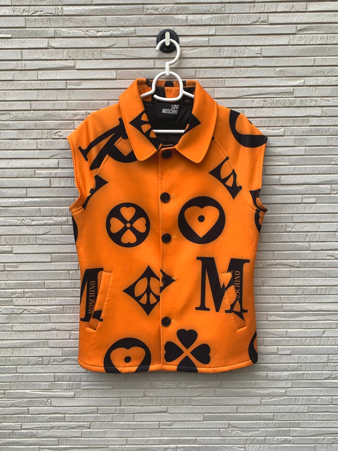 모스키노 패턴 베스트 (orange) 상품이미지1
