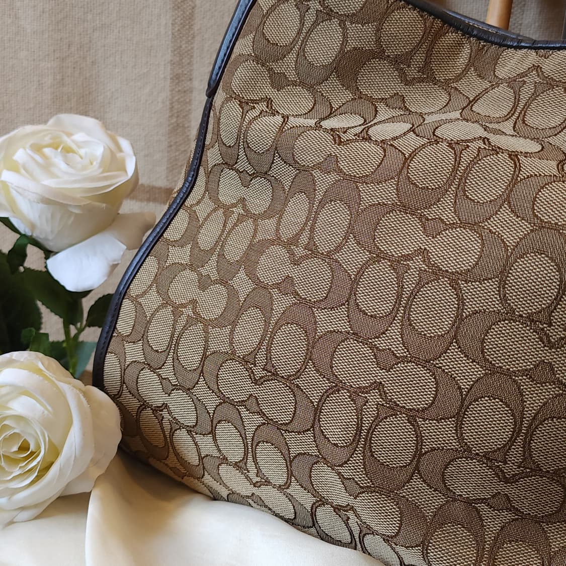 코치 시그니쳐 패턴 트윈 숄더백 쌍둥이 가방 상품이미지3