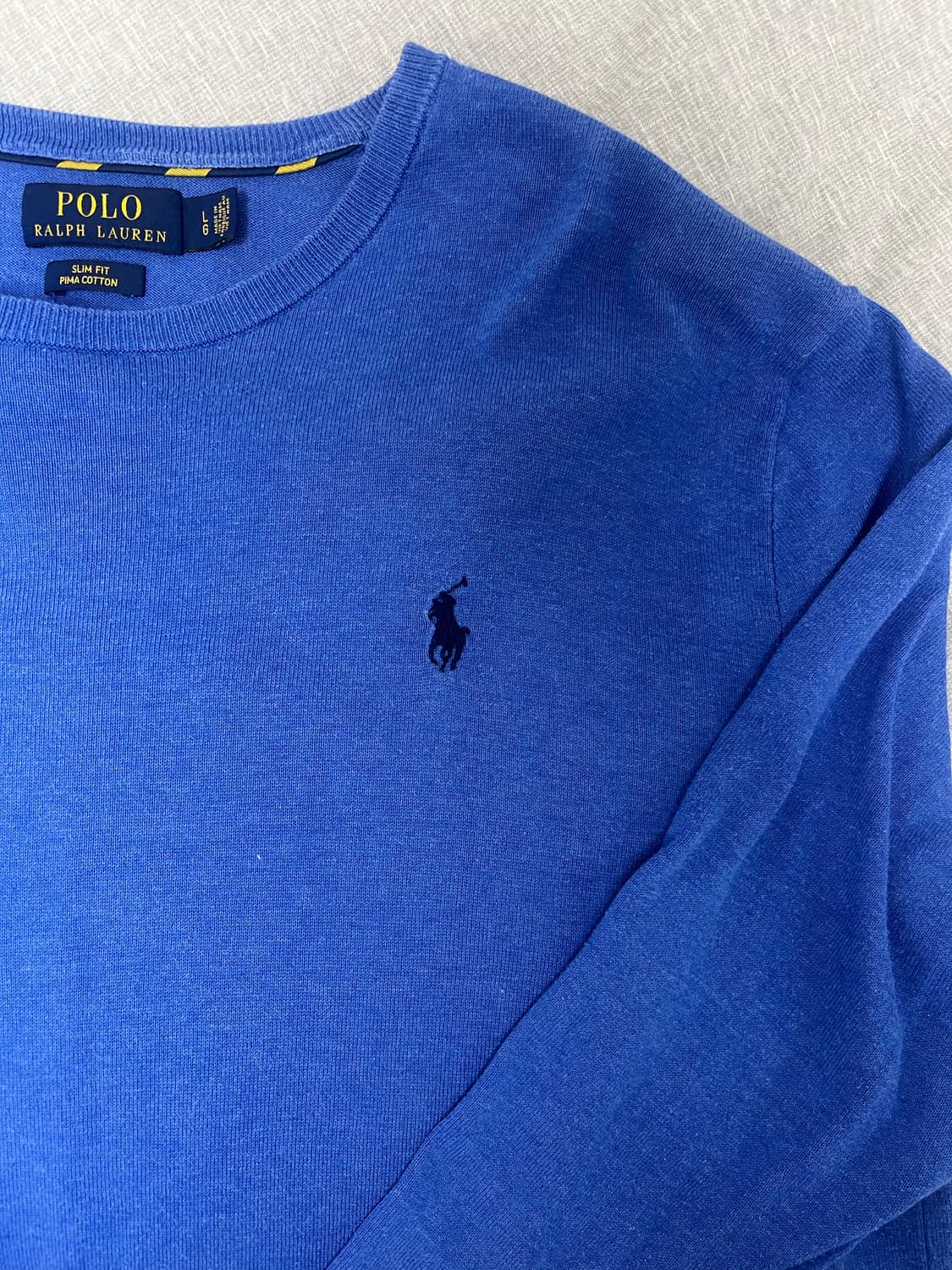 폴로 랄프로렌 블루 니트 L 상품이미지1