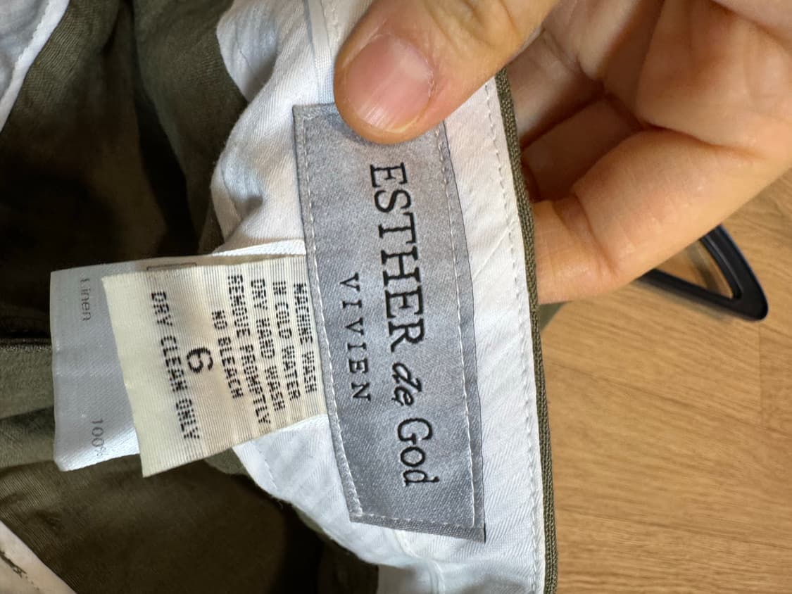 제평 드에스더 린넨 셋업 상품이미지8