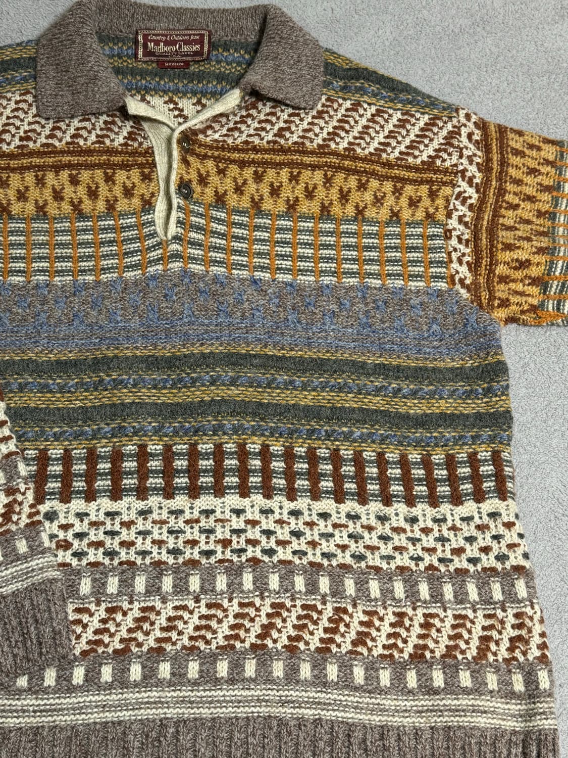 🇮🇹 Marlboro classics 말보로 클래식 알파카 에스닉니트 상품이미지4