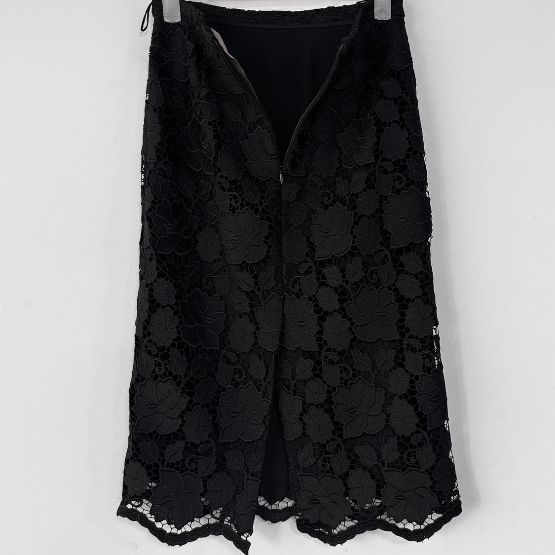 N21 플로럴 크로셰 미디 스커트 상품이미지6