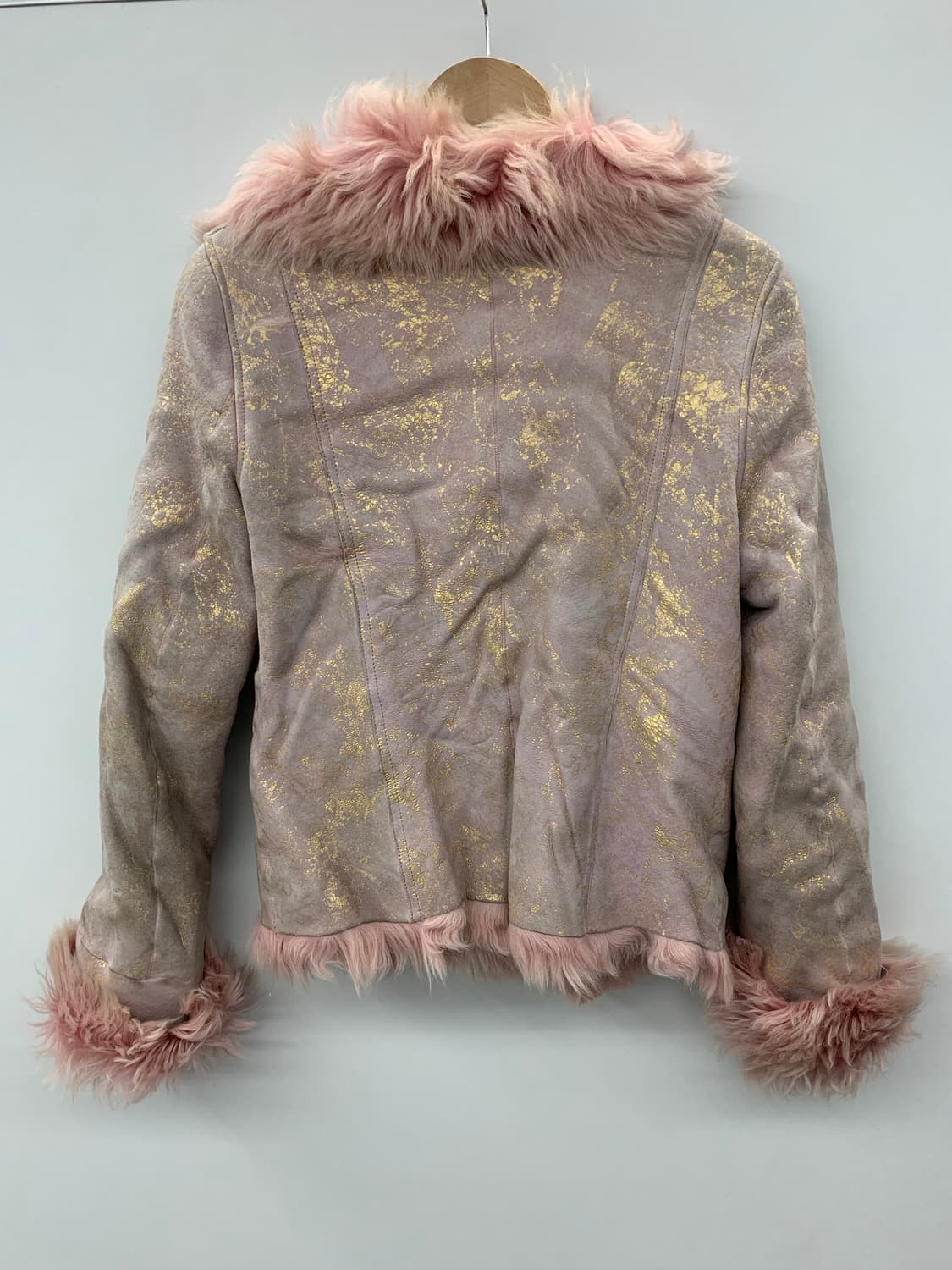 핑크 퍼 스웨이드 자켓 상품이미지7