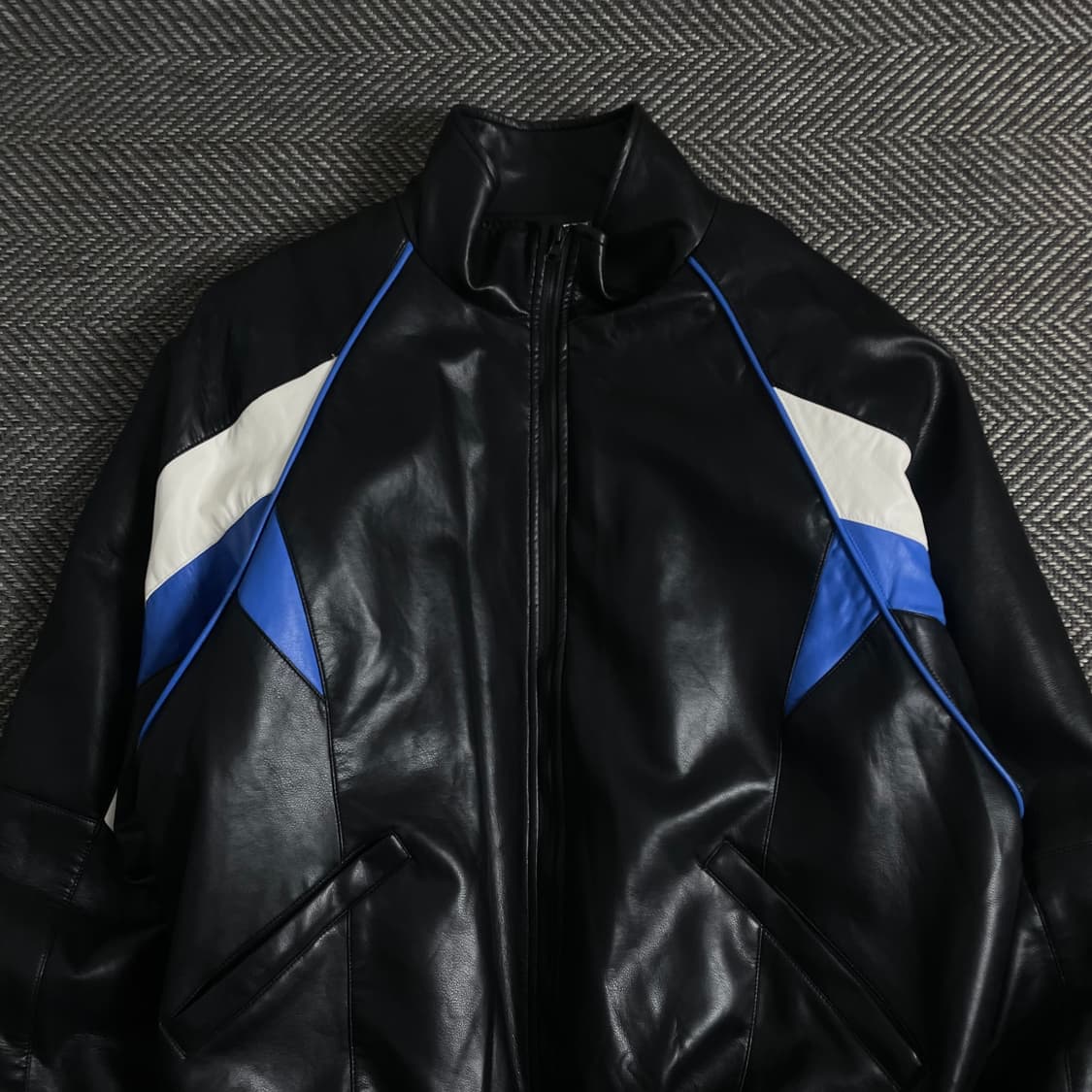 아우어룸 비건레더 바이커 봄버 자켓o 3661 상품이미지4