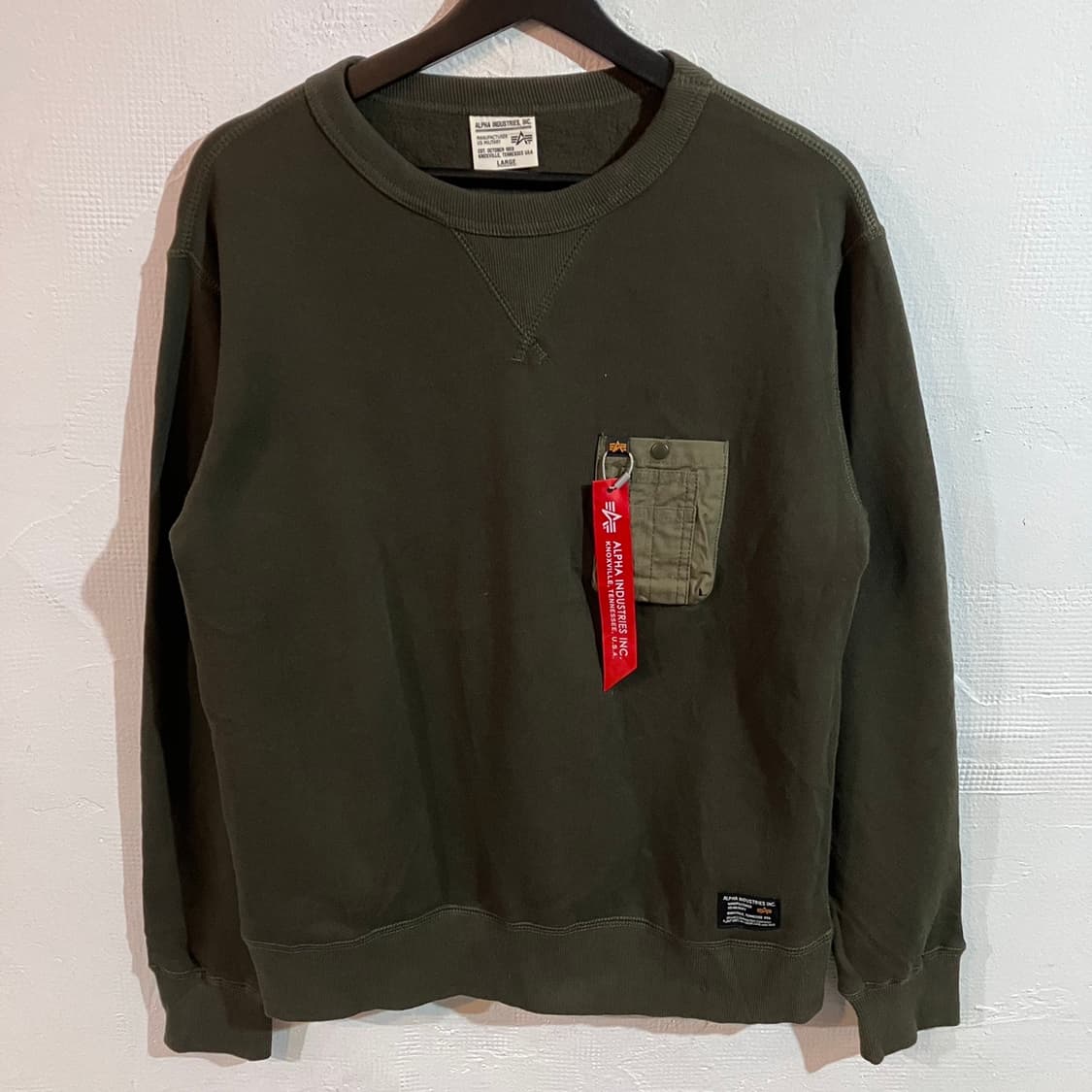 알파인더스트리  맨투맨 상품이미지2