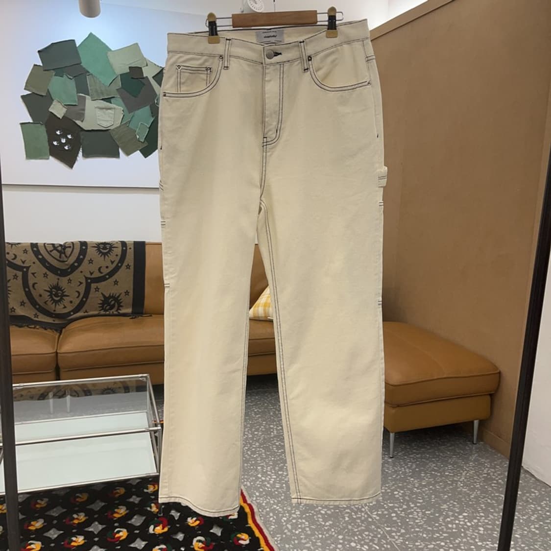 비바스튜디오 빈티지 카펜터 스케치라인 코튼팬츠 M C07631 상품이미지3