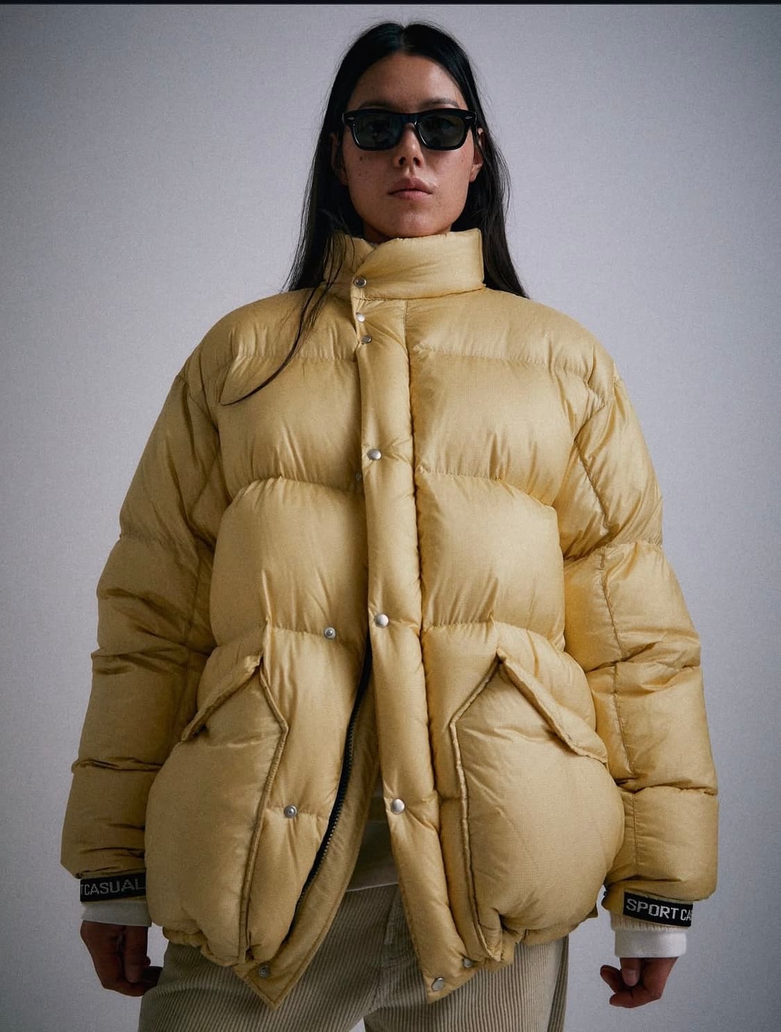 헤리티지플로스 립스탑 구스 다운 패딩 새상품 상품이미지5