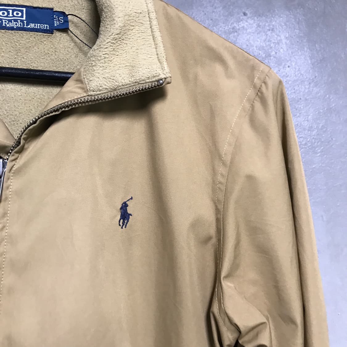 폴로 랄프로렌 기모 폴리쉘 자켓 베이지 S 상품이미지4