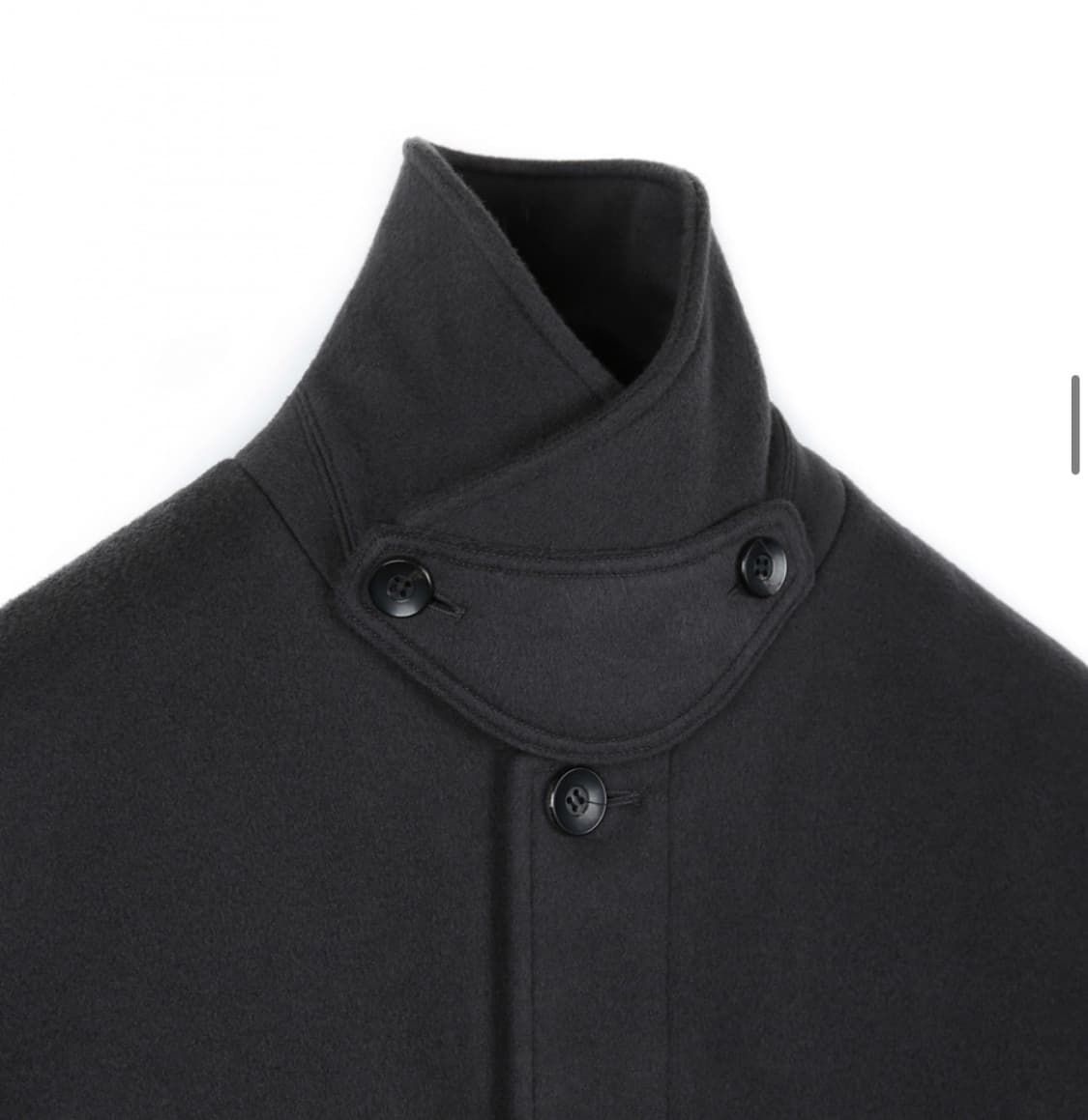 [L]셔터 발마칸 코트 차콜 상품이미지7