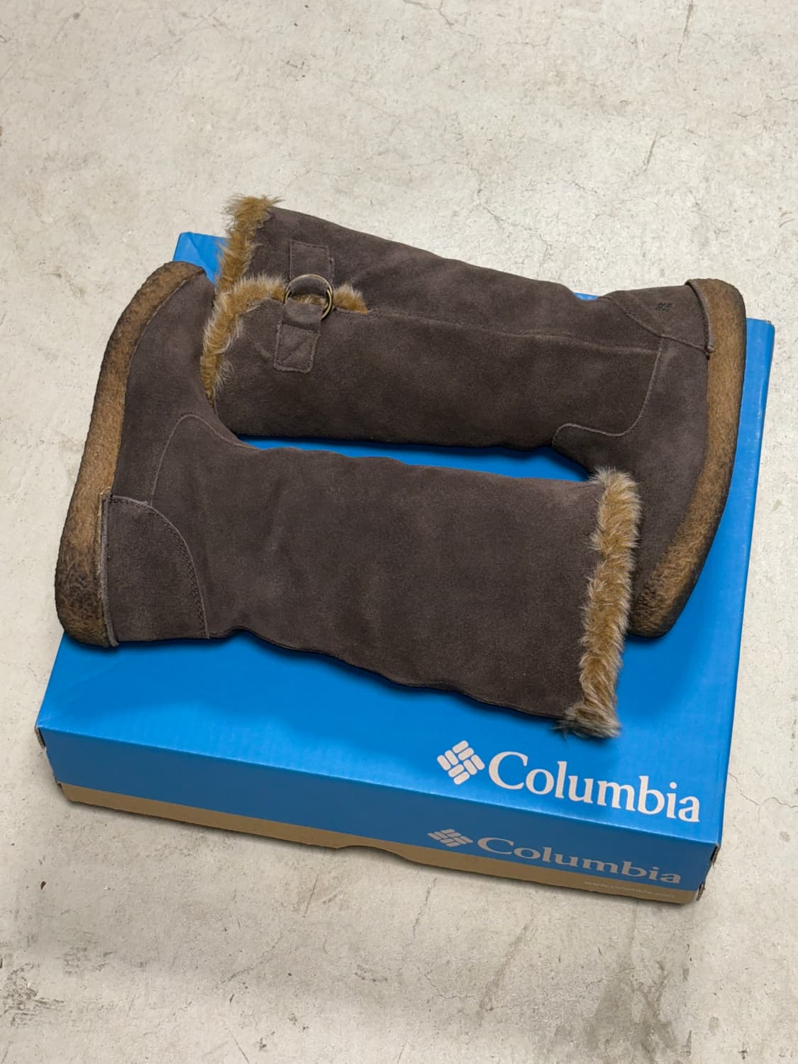 컬럼비아 스웨이드 퍼부츠 상품이미지9