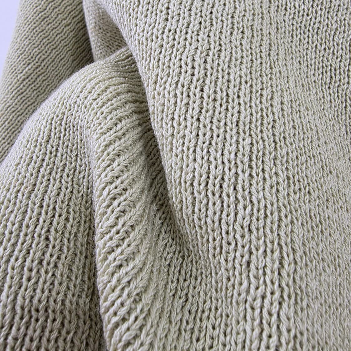 ZIBITTO 라이트카키 배색 자수 라운드 가디건 상품이미지6