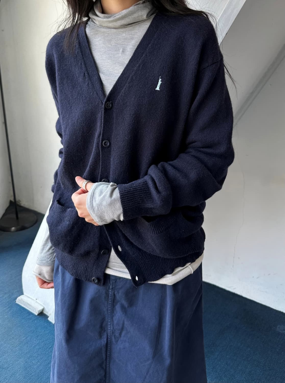 High gauge fabric stretched turtle neck  상품이미지7