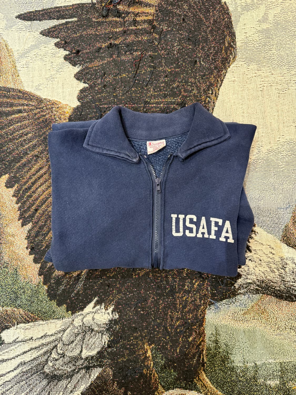 Rare 1970's Champion USAFA Full Zip Reve 상품이미지3