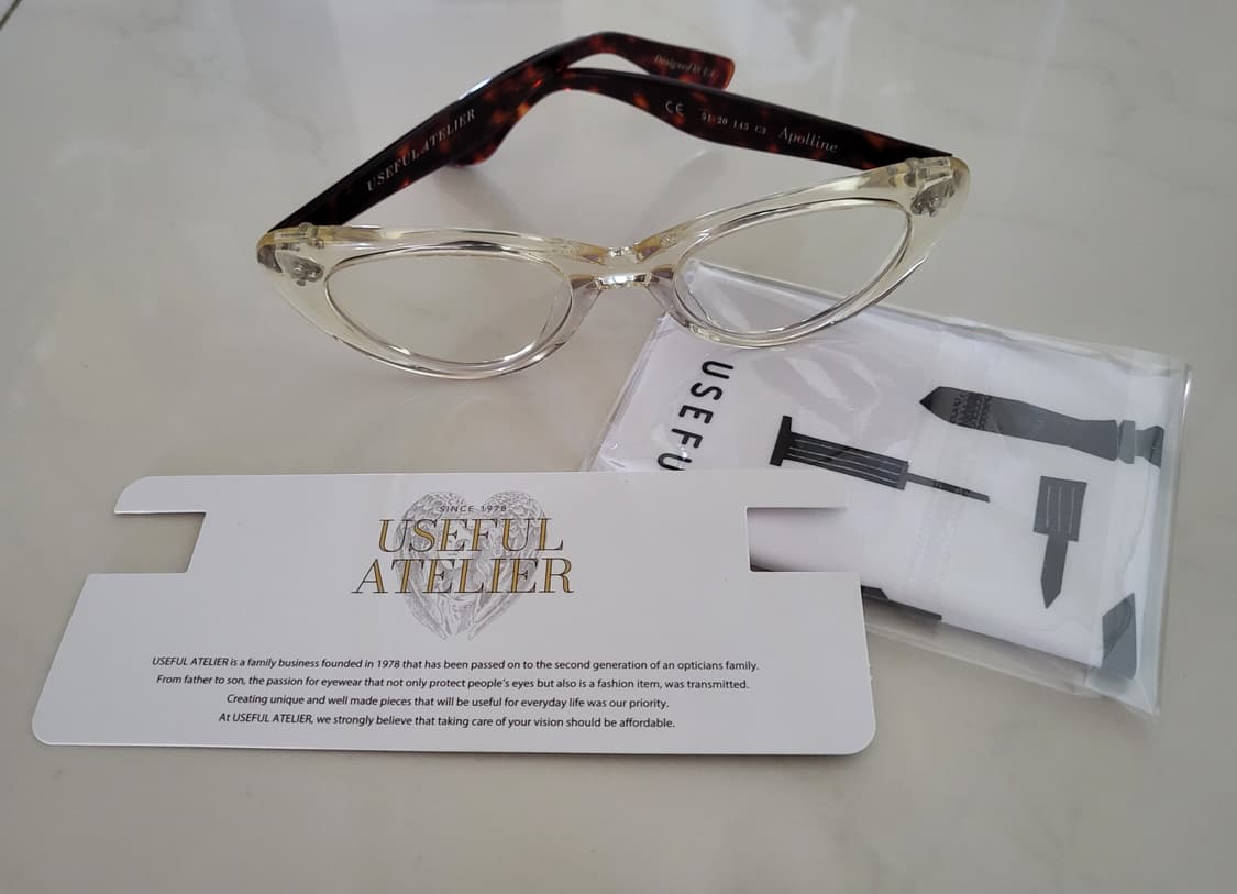 USEFUL ATELIER  Apolline 유즈풀아뜰리에 투명 안경테 상품이미지6