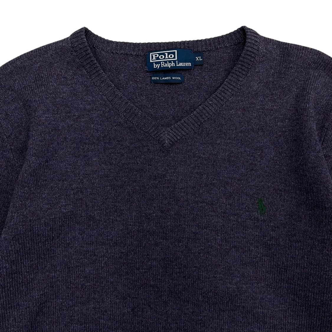 폴로 랄프로렌 딥그린포니 딥퍼플 브이 니트 XL 상품이미지4
