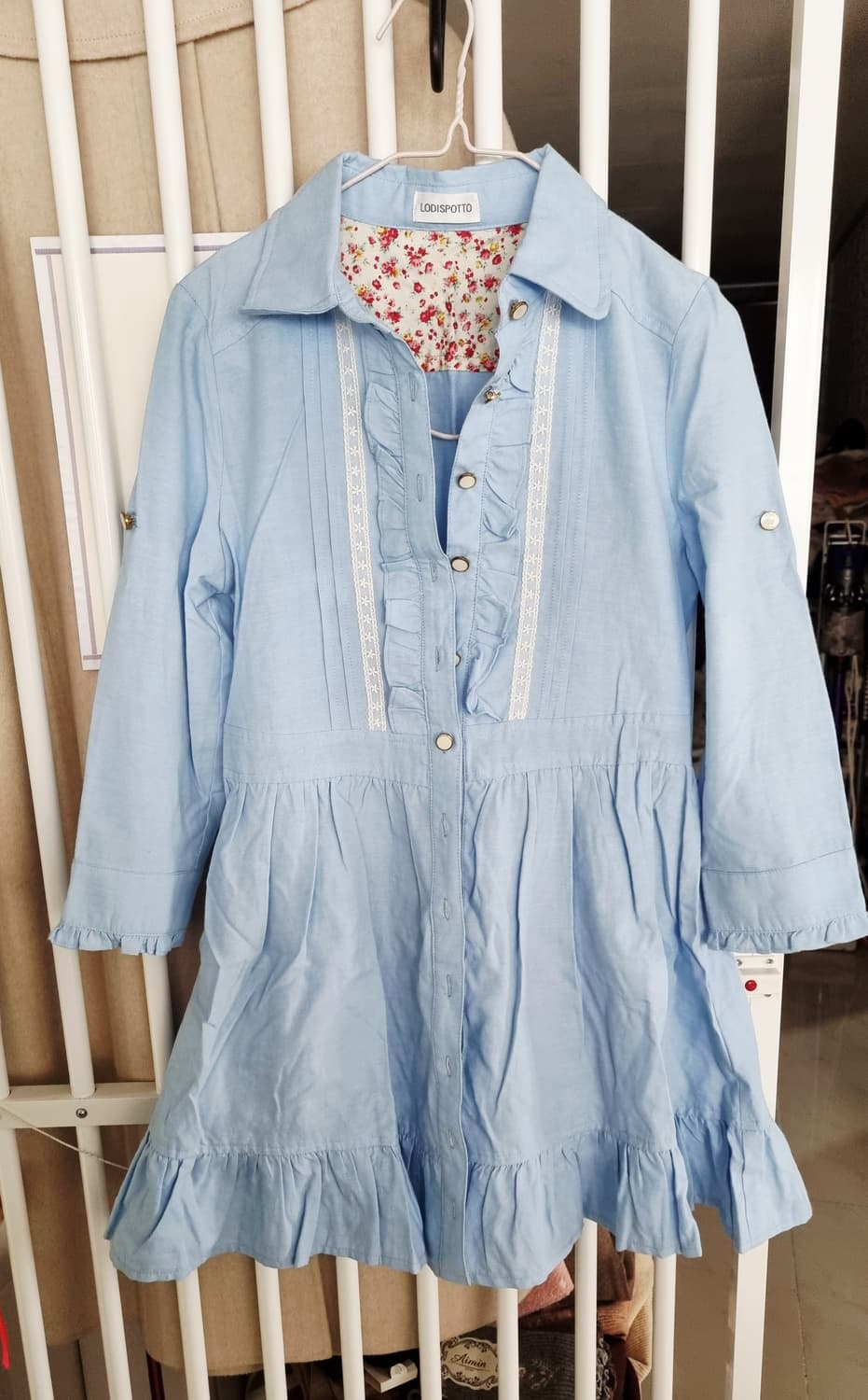 로디스포토 하늘색 원피스 상품이미지2