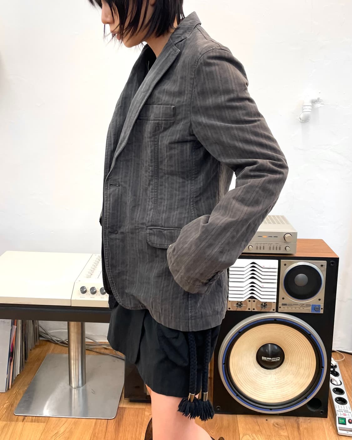 [46] 돌체앤가바나 링클 코튼 테일러드 자켓 상품이미지4