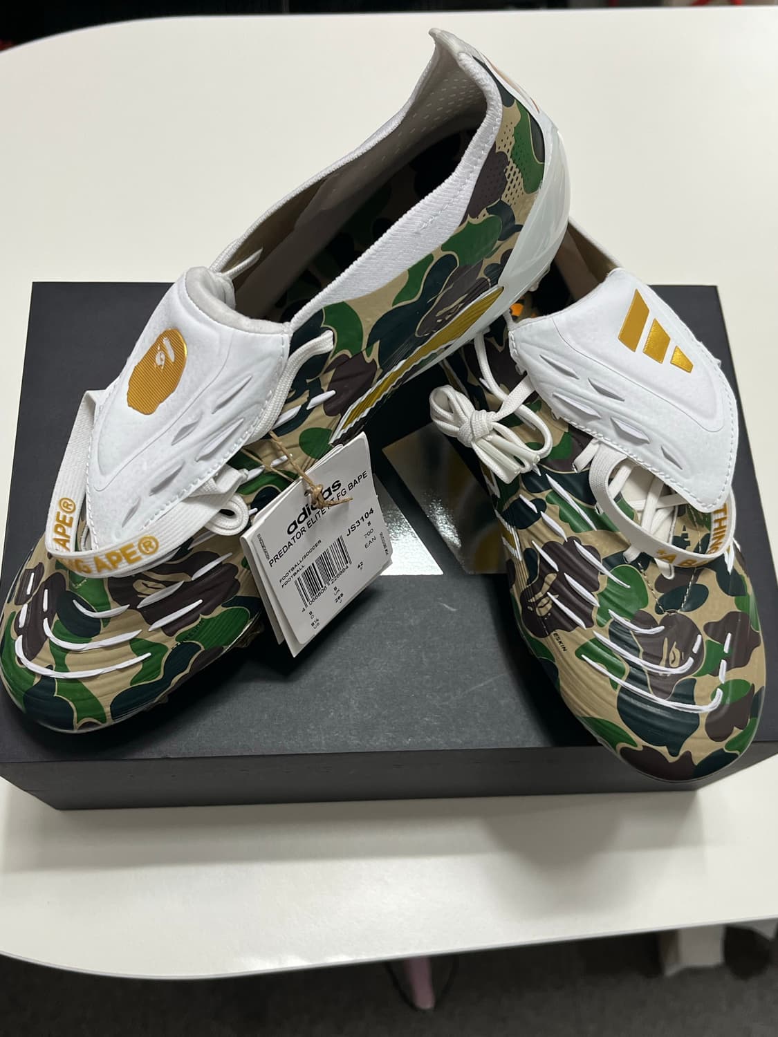 아디다스 X 베이프 프레데터 엘리트 카모 그린 FG (새제품) 상품이미지1