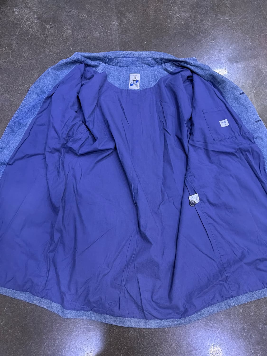 어나더오피스 데님 코트 워싱 청자켓 L 상품이미지7