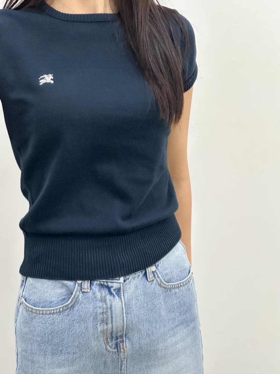 burberry / 버버리 네이비 코튼 니트  상품이미지10