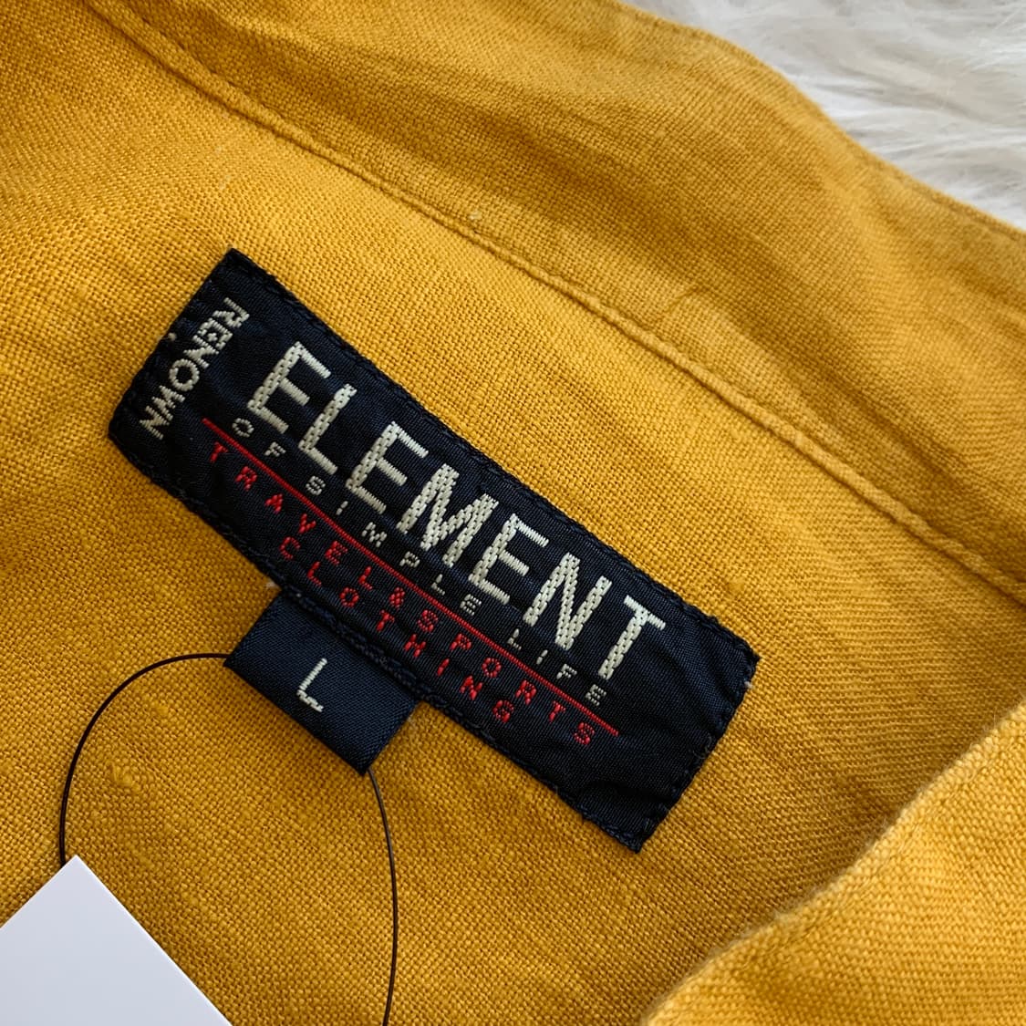 RENOWN ELEMENT 차이나 린넨 반팔 셔츠 1492 상품이미지7