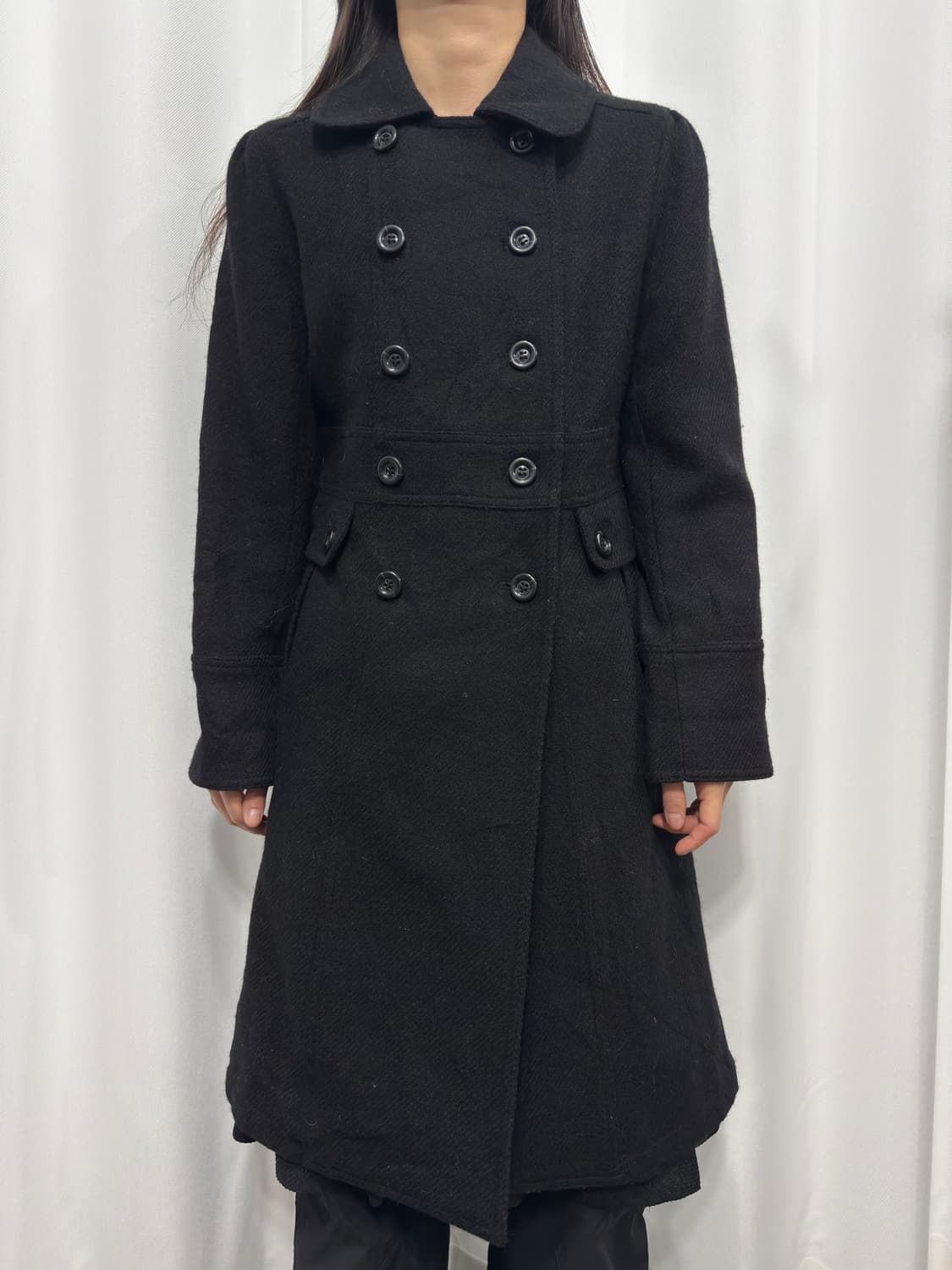 anyfarm button lovely wool coat 상품이미지3