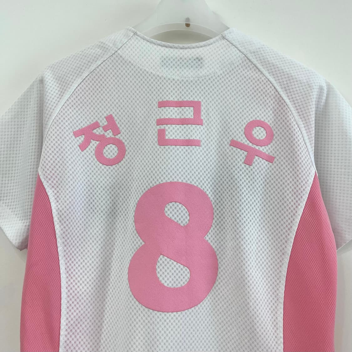 SK와이번스 ATC 정근우 마킹 핑크 반팔 유니폼 상품이미지5