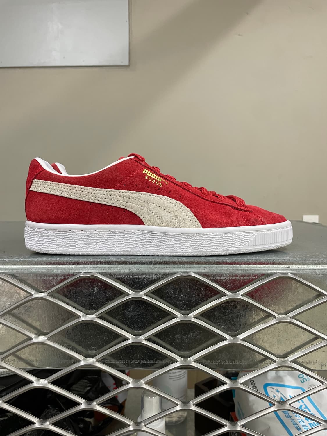푸마 스웨이드 슈퍼 하이 리스크 레드 235 상품이미지4