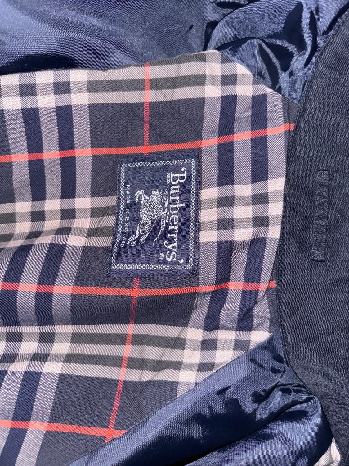 burberry 네이비 빈티지 자켓 상품이미지5