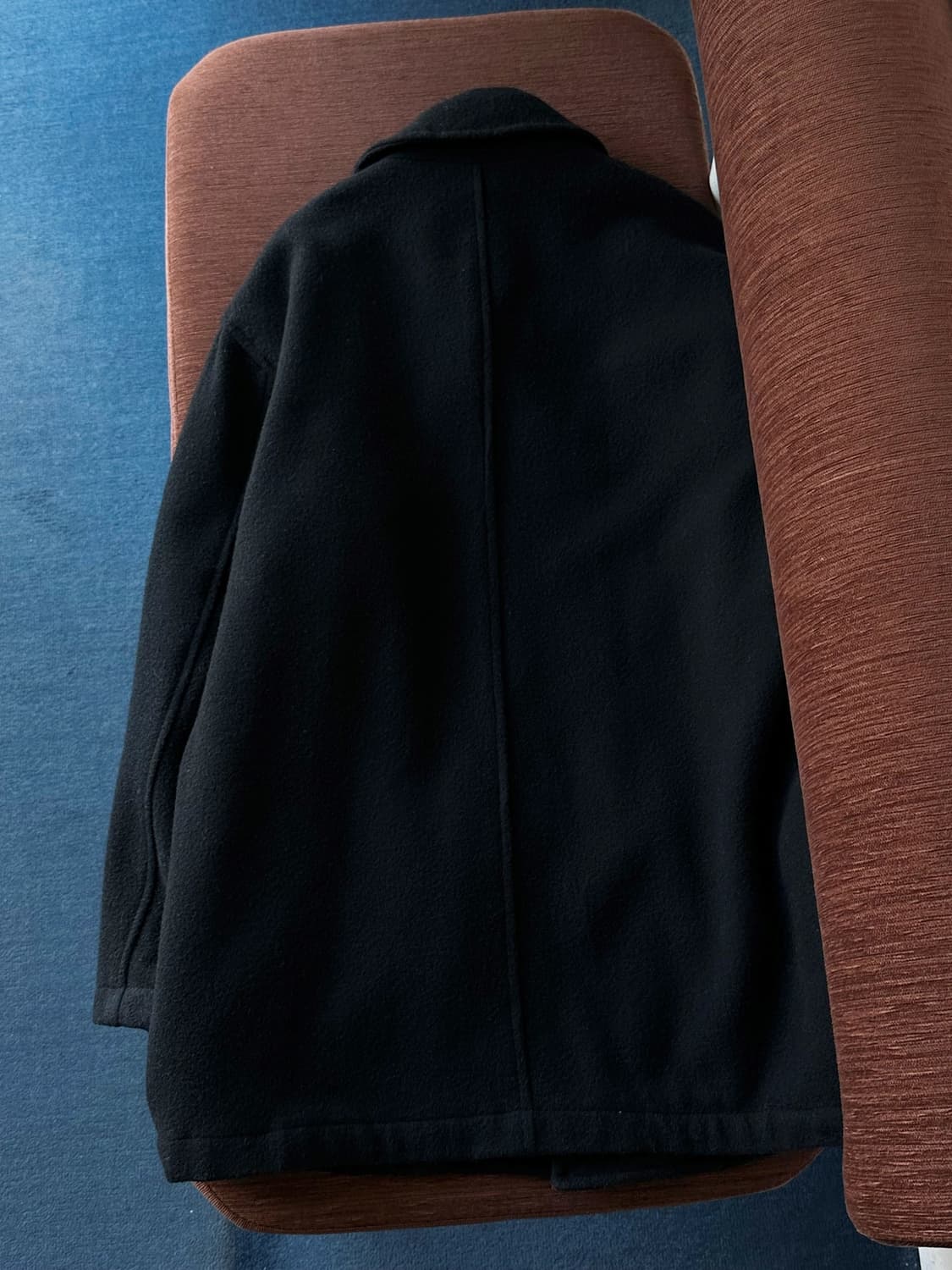 Brushed wool design zip single coat 상품이미지9