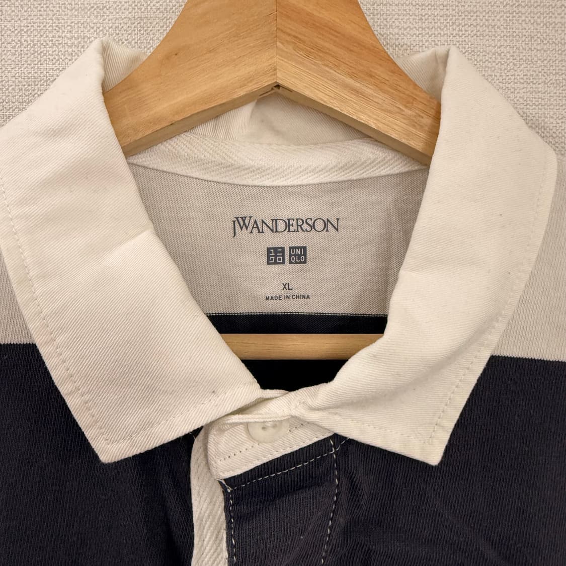 [XL] 오버사이즈러거스트라이프폴로셔츠 상품이미지3