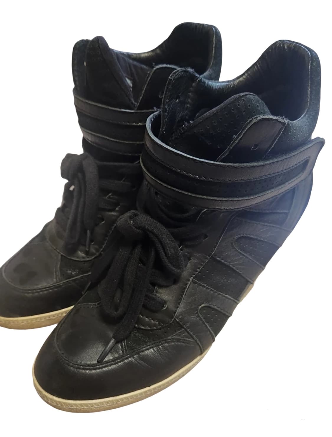 Ash 레더 하이탑 스니커즈 블랙 38 상품이미지2