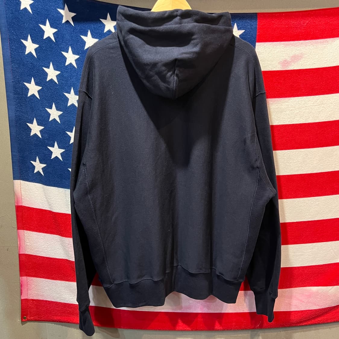 챔피온 리버스위브 후드티 네이비 상품이미지2