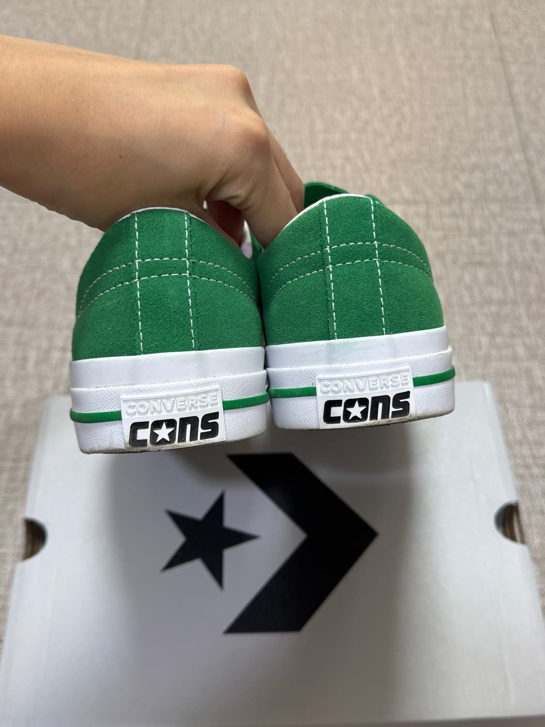 컨버스 원스타 프로 스웨이드 그린 250 상품이미지2