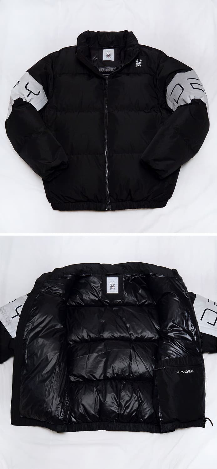 스파이더 컬러블록 헤비 구스다운 푸퍼 숏패딩 (XL / 105+) 상품이미지2