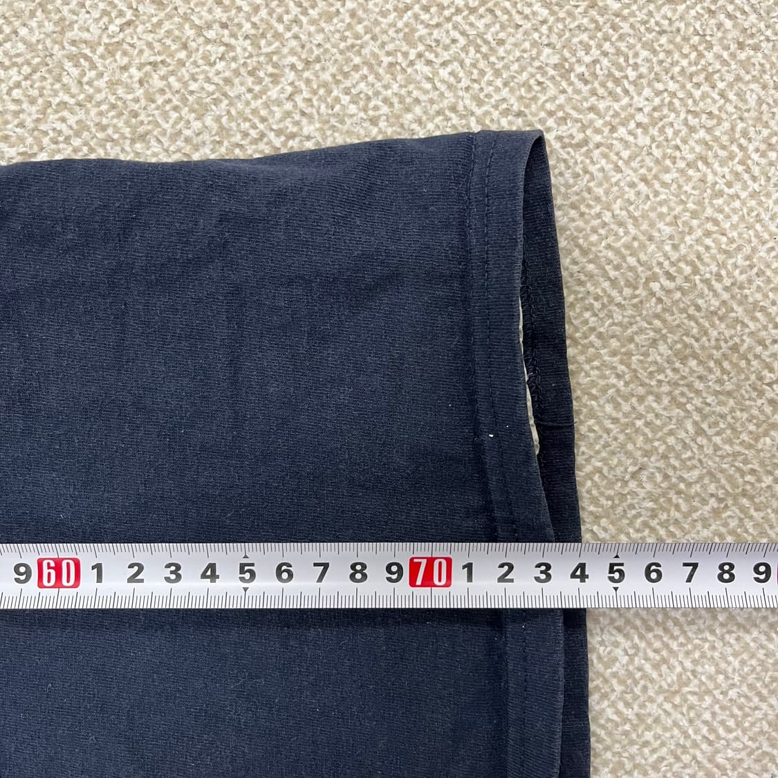 실측확인 챔피온 네이비 반팔 티셔츠 0203M1 상품이미지5